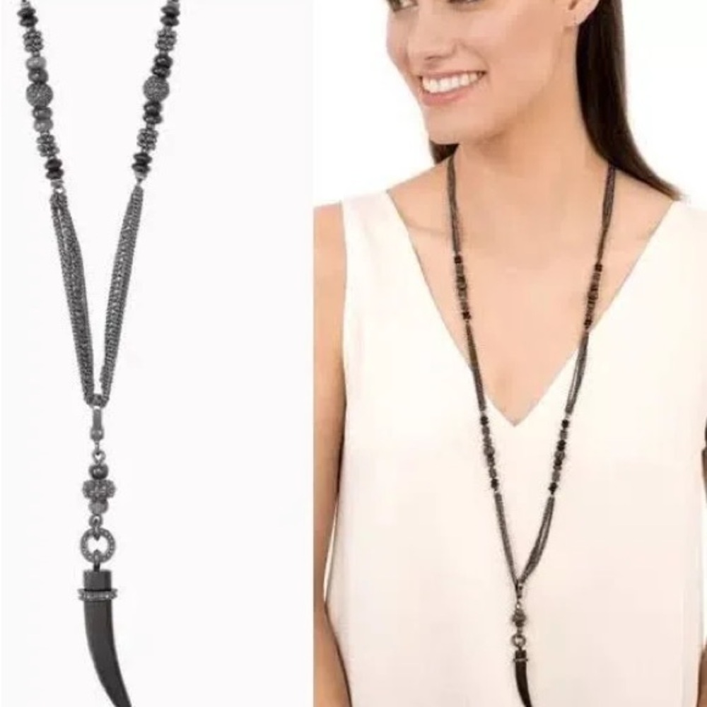 Stella & Dot Black and Silver Jewelry lot